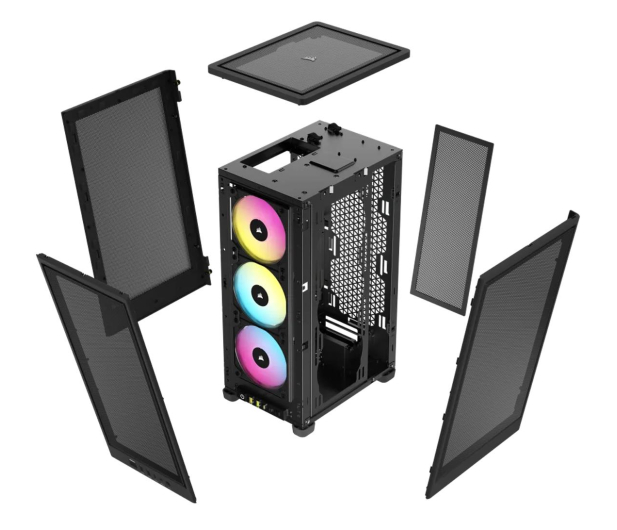 Corsair 2000D RGB AIRFLOW Black - 1167810 - zdjęcie 8